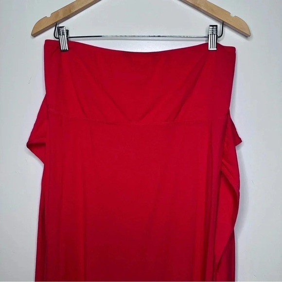 Gottex Red 7-In-One Lattice Dress Size Medium - Picture 5 of 10